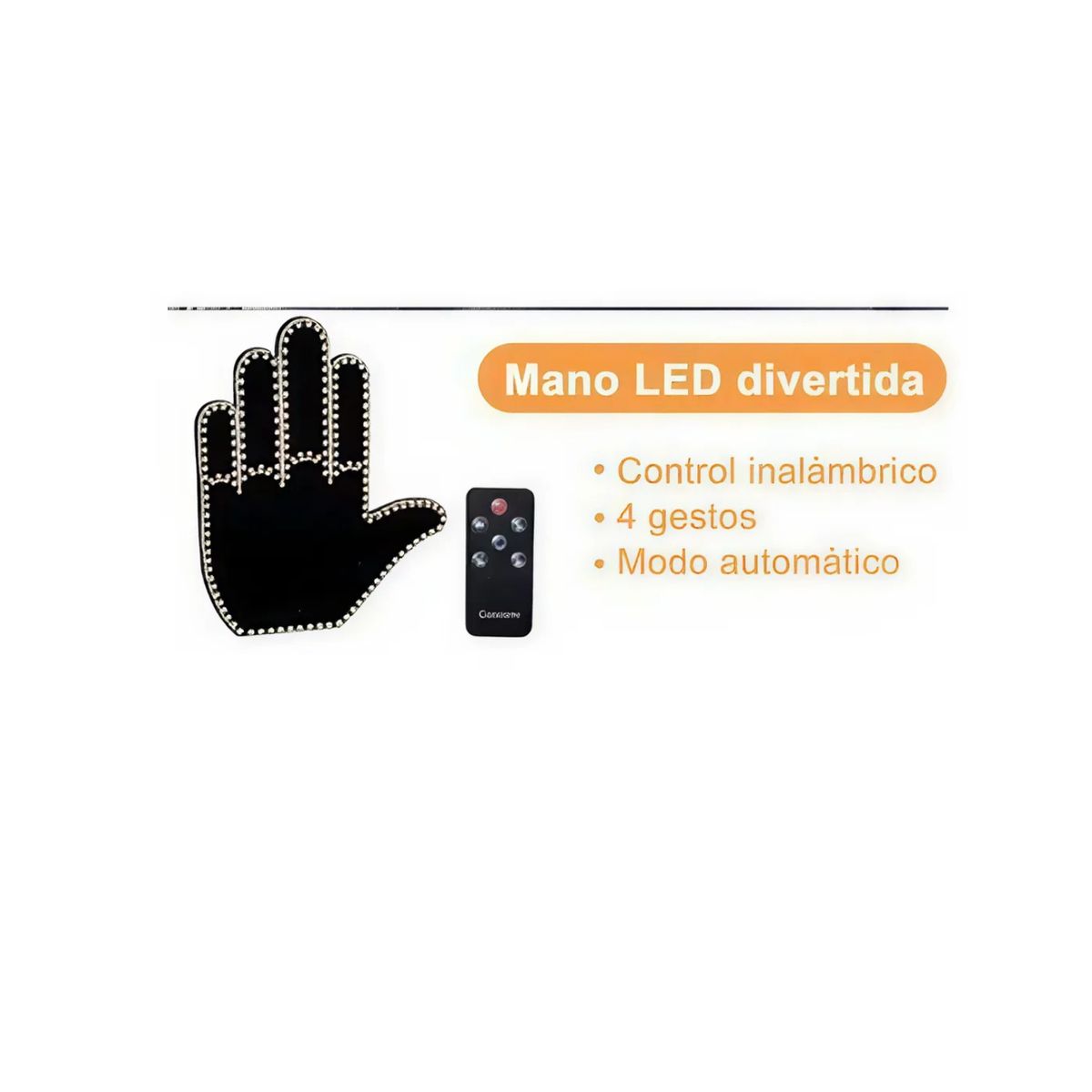 MOVI - Mano Led con 3 gestos Para Autos - Exprésate en Carretera