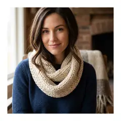 EKOL TACTICA MILITAR - Bufanda Cuello Estilo Punto Inglés Lana Invierno Abrigado