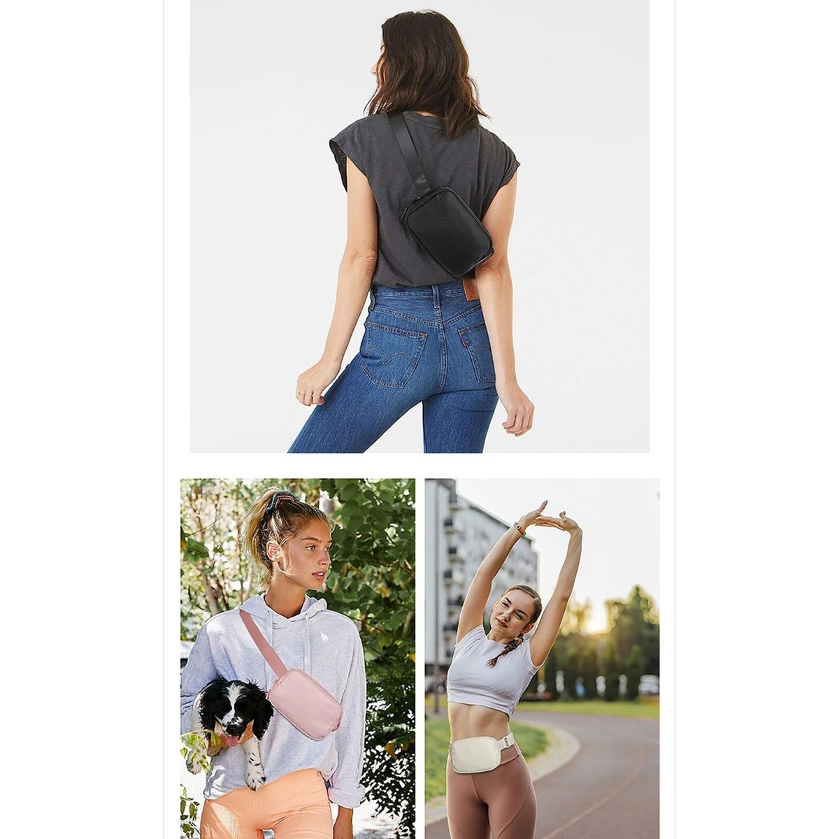 TIOZONEY - Banano Mujer Casual Bags