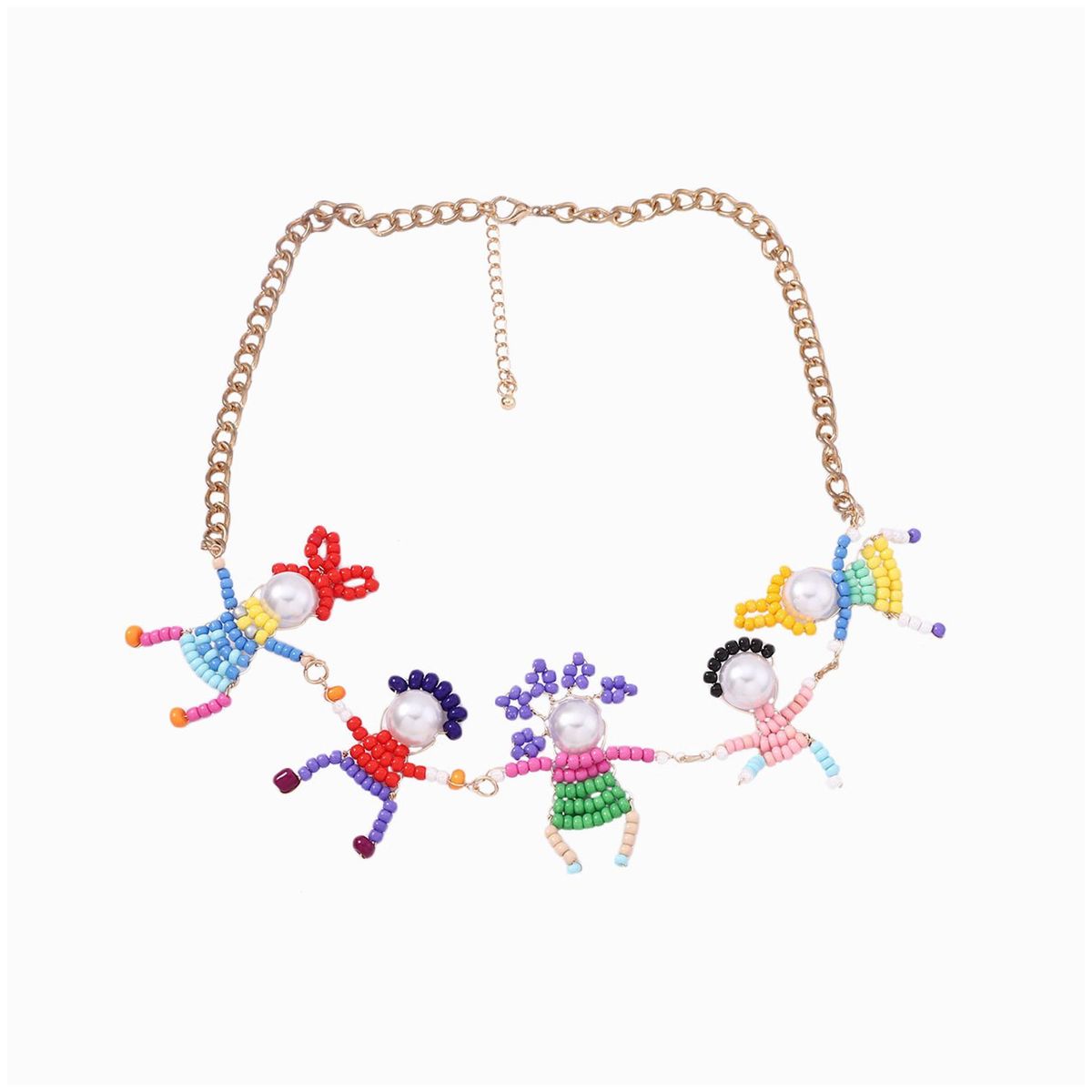 TIOZONEY - Collar de perlas hechas a mano para mujeres