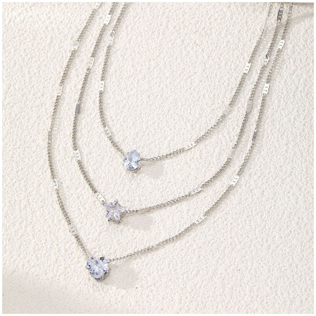 TIOZONEY - Collar De Plata Mujer