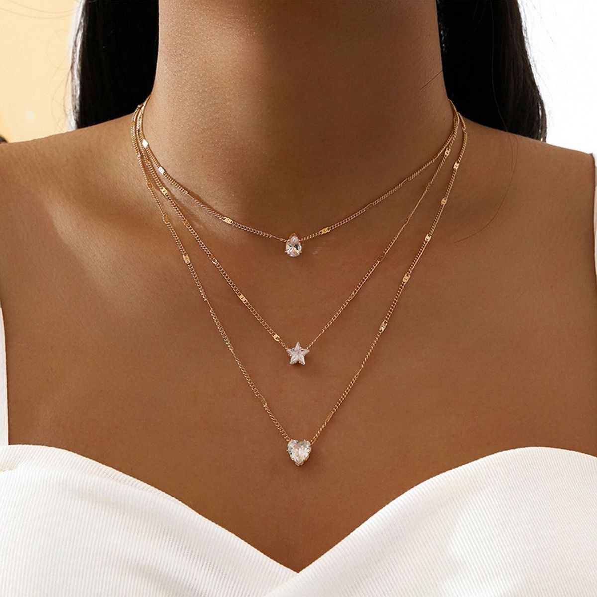 TIOZONEY - Collar De Plata Mujer
