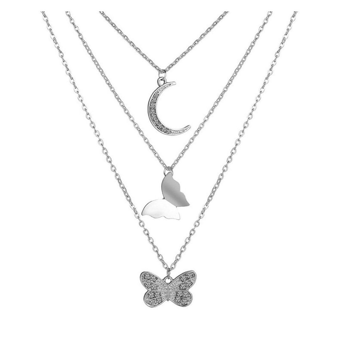 TIOZONEY - Collar De Plata Mujer