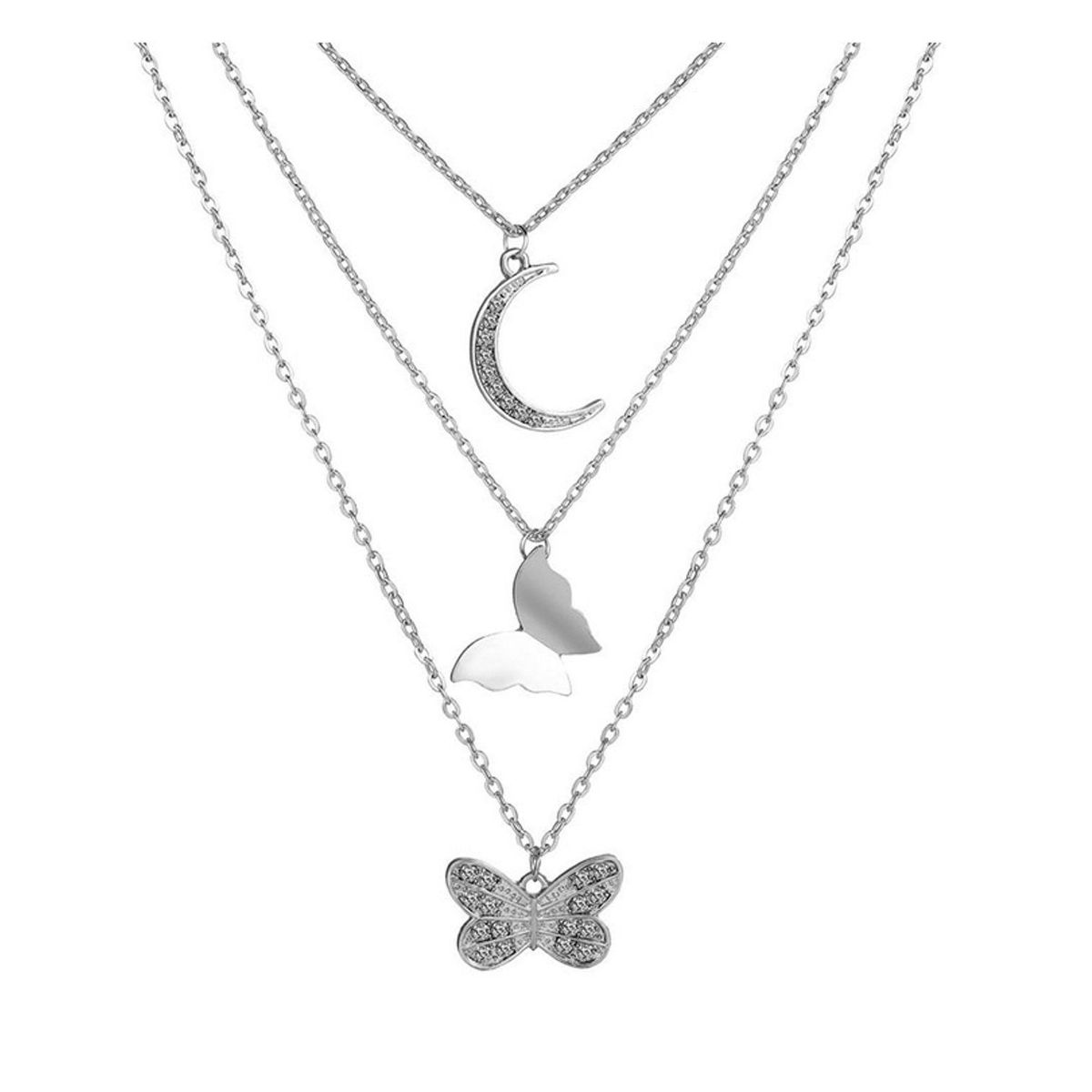 TIOZONEY - Collar De Plata Mujer