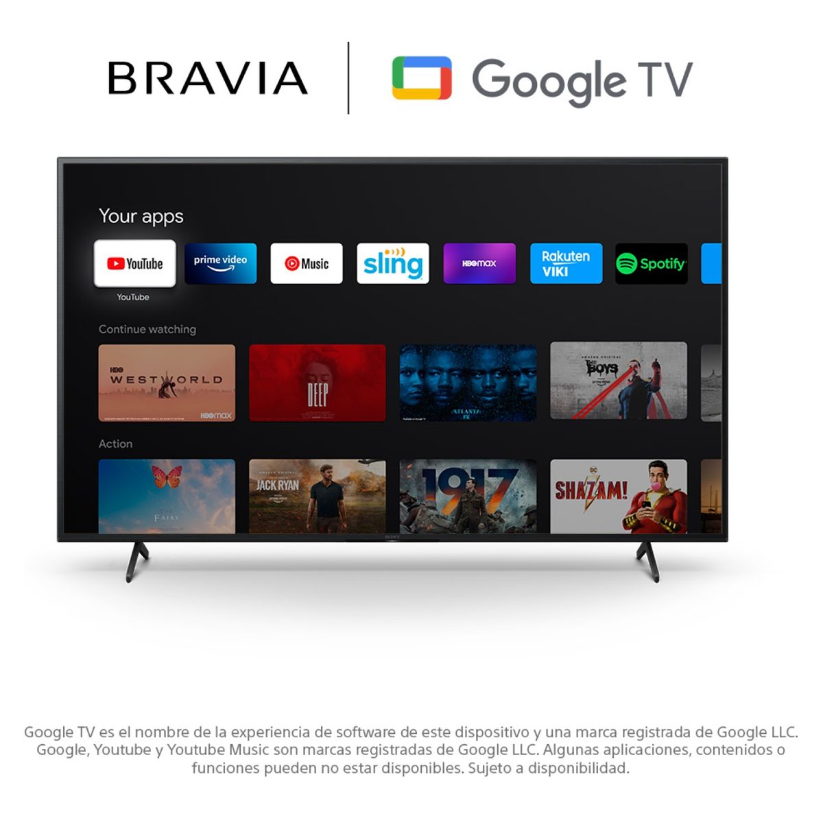 SONY - LED 65" KD-65X80J 4K Ultra HD Smart TV