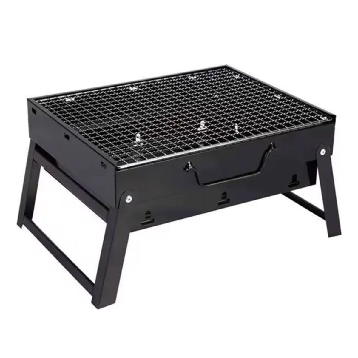 GENERICO - Parrilla BBQ Carbon Portatil Plegable Camping Picnic Acero Resistente Exterior