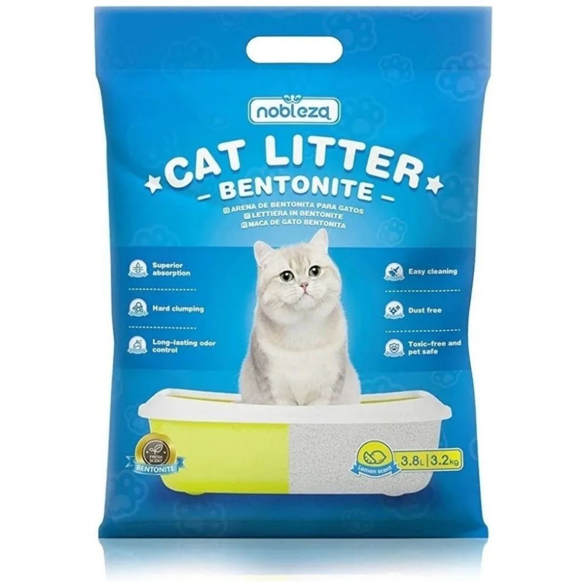 Arena Sanitaria Aglutinante Para Gatos Bentonita, marca GENERICO - Foto Principal