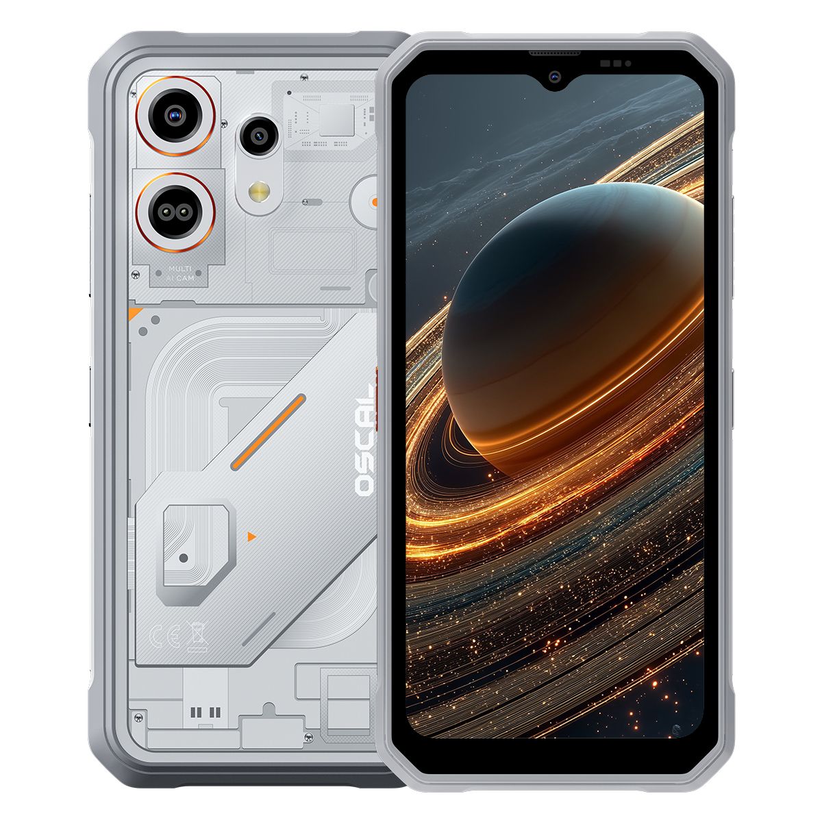 OSCAL - OSCAL Marine 3 Celular 24GB+128GB Android 16 Smartphone