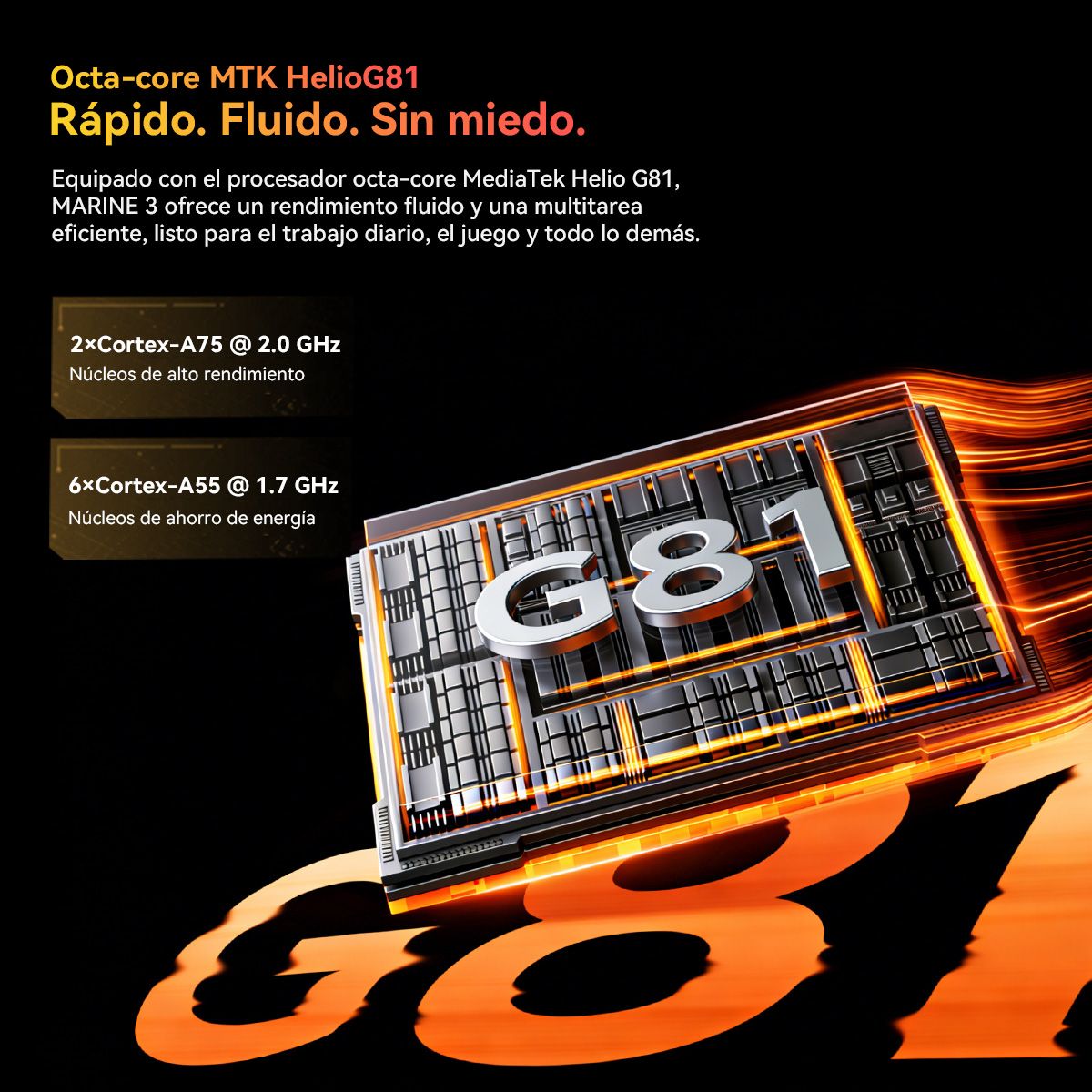 OSCAL - OSCAL Marine 3 Celular 24GB+128GB Android 16 Smartphone