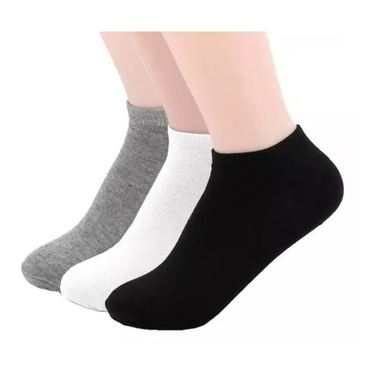 TIOZONEY - Pack 12 Pares Calcetines Bamboo Deportivos Tobillera Hombre