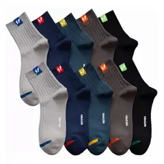 TIOZONEY - 10pares Hombre Calcetines Deportiva Poliéster-algodón