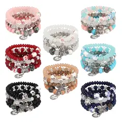 TIOZONEY - 8PCS Pulsera de estilo bohemio
