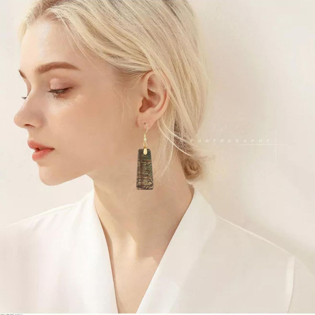 TIOZONEY - 1PCS Aretes Bohemios Hechos a Mano