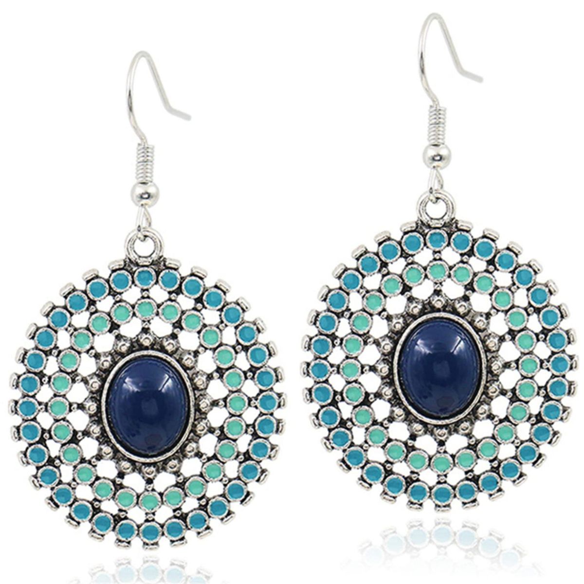 TIOZONEY - 1PCS Aretes Bohemios Hechos a Mano