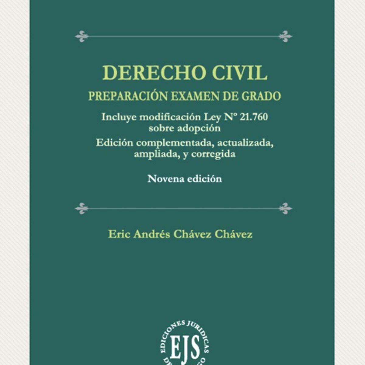 GENERICO - DERECHO CIVIL PREPARACIÓN EXAMEN DE GRADO  9° EDICIÓN