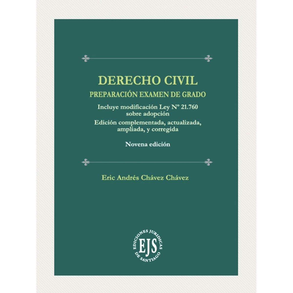 GENERICO - DERECHO CIVIL PREPARACIÓN EXAMEN DE GRADO  9° EDICIÓN