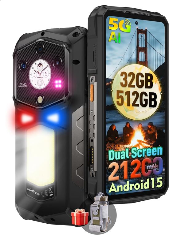 ULEFONE ARMOR 29 PRO 5G Celular 32GB+512GB 21200mAh Android 15
