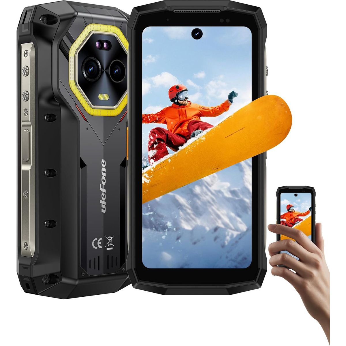 ULEFONE - Ulefone ARMOR MINI 20 Celular 16GB+256GB Android 15 Smartphone