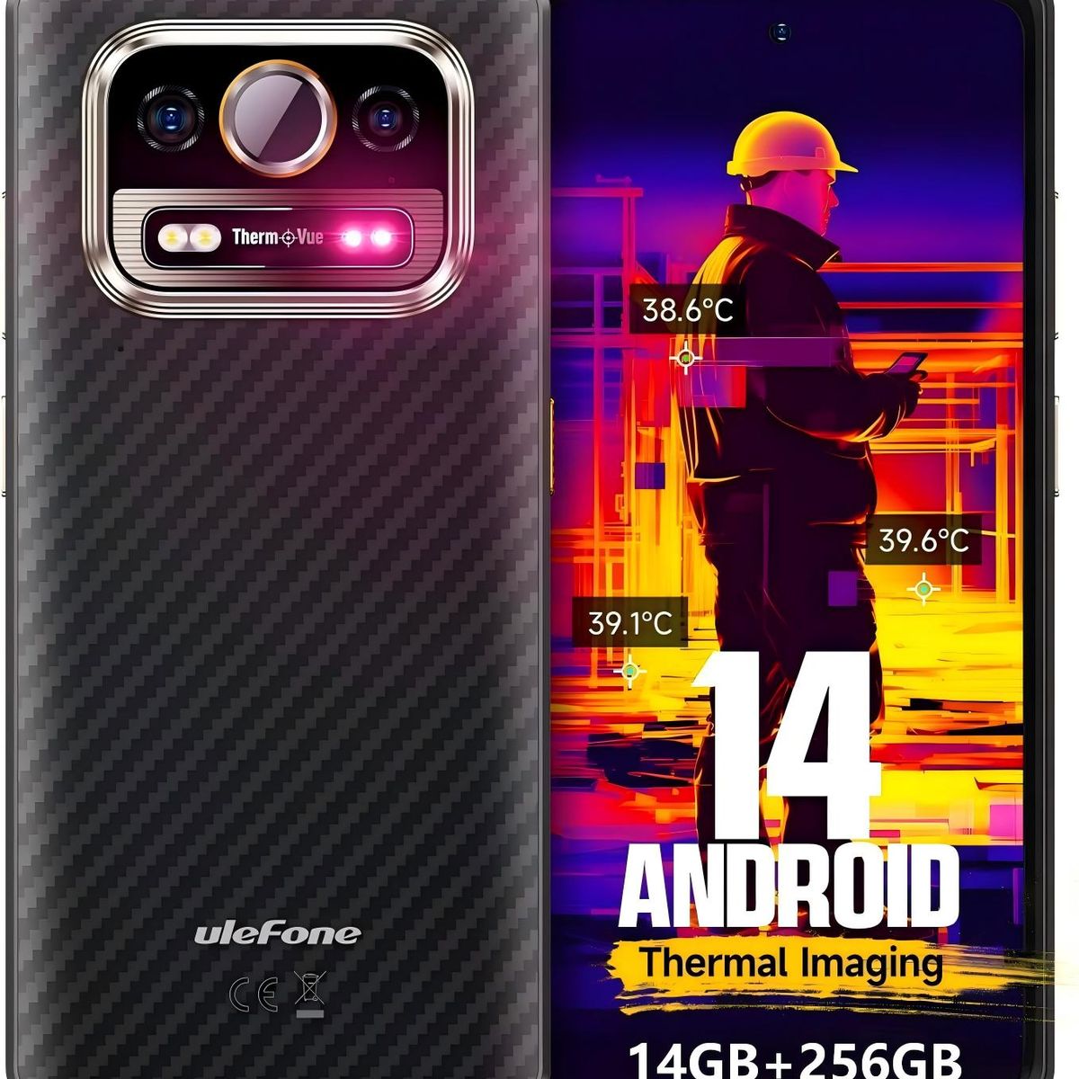 ULEFONE - Ulefone Armor 25T Celular 14GB+256GB 64MP Android 14 Smartphone
