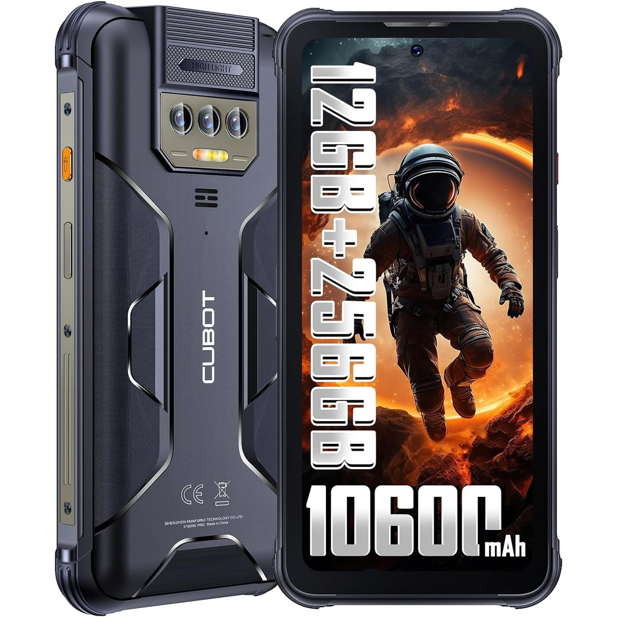 CUBOT - CUBOT Celular Kingkong 8 12GB+256GB-Negro