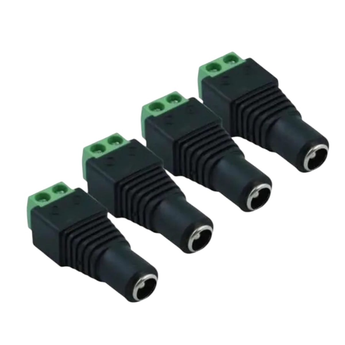 GENERICO - Pack Conector Dc Hembra De Poder Cámaras 10 Unidades