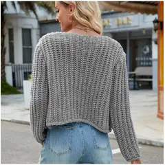 TIOZONEY - Cárdigan de otoño para mujer