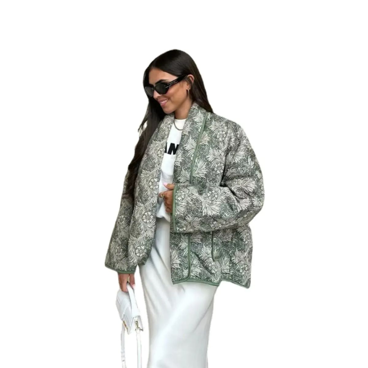 TIOZONEY - Chaqueta para Mujer - Verde