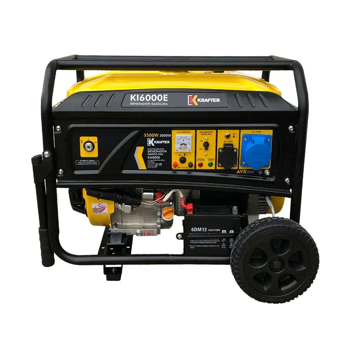 KRAFTER - GENERADOR GASOLINA KRAFTER 5,5KVA KI6000E PARTIDA ELECTRICAATS