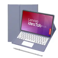 LENOVO - Tablet Pad Plus 12 8G+128G 10200mAh de con WiFi - Gris+Teclado Morado Lápiz óptico