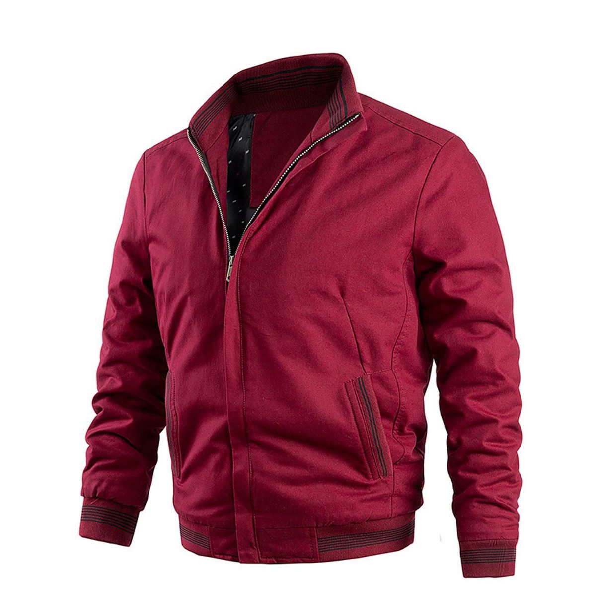 TIOZONEY - Chaqueta casual de algodón para hombre