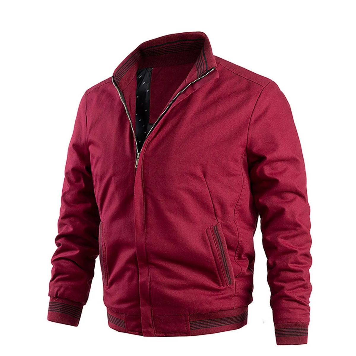 TIOZONEY - Chaqueta casual de algodón para hombre