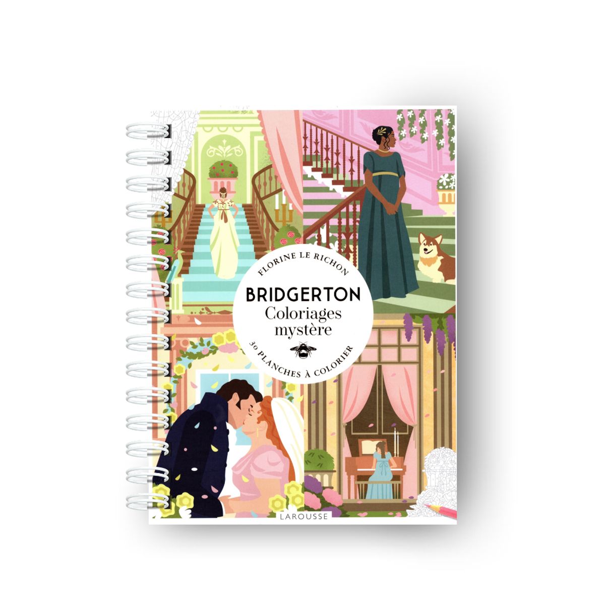 GENERICO - Libro para colorear bridgerton 30 dibujos