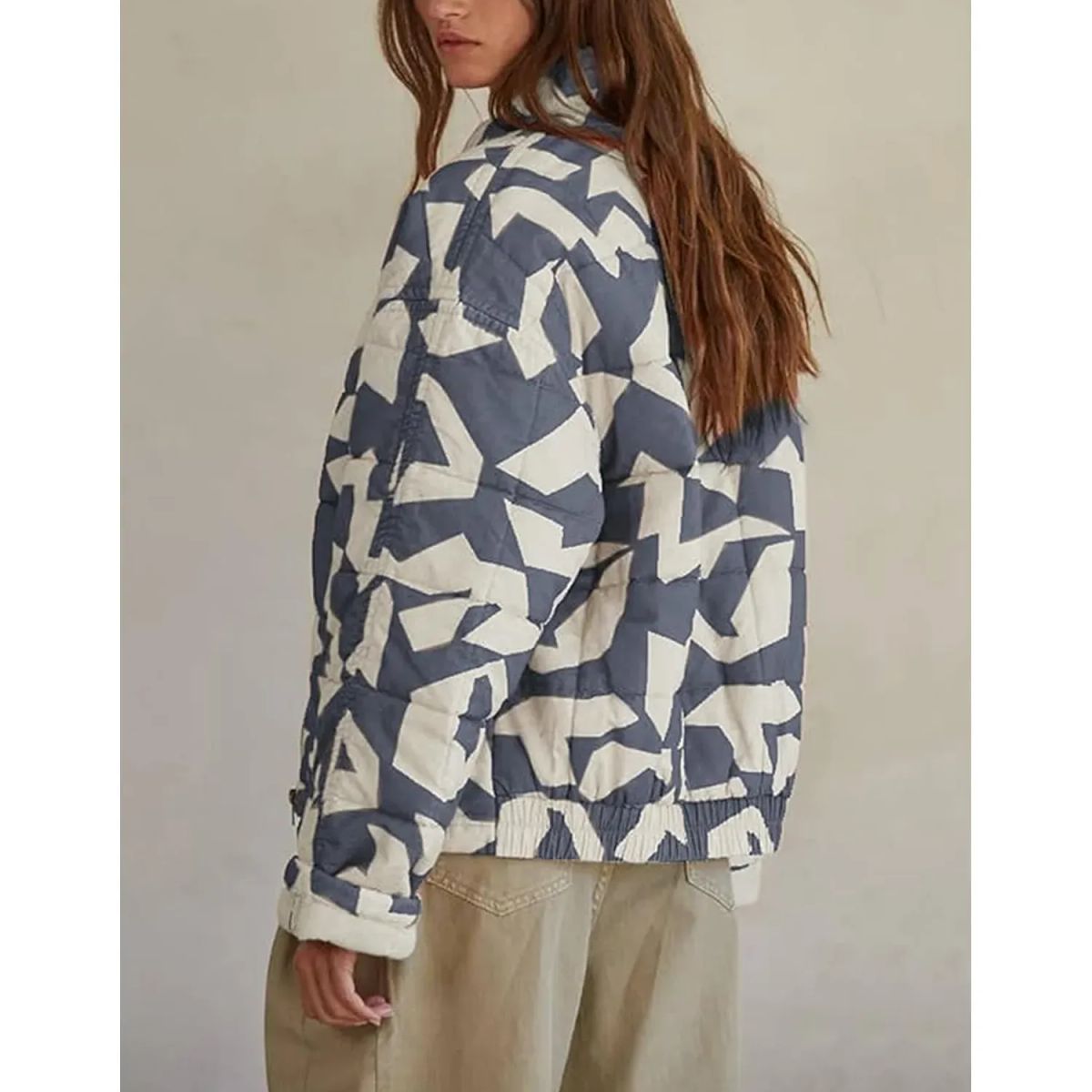 TIOZONEY - Chaqueta estampada para mujeres