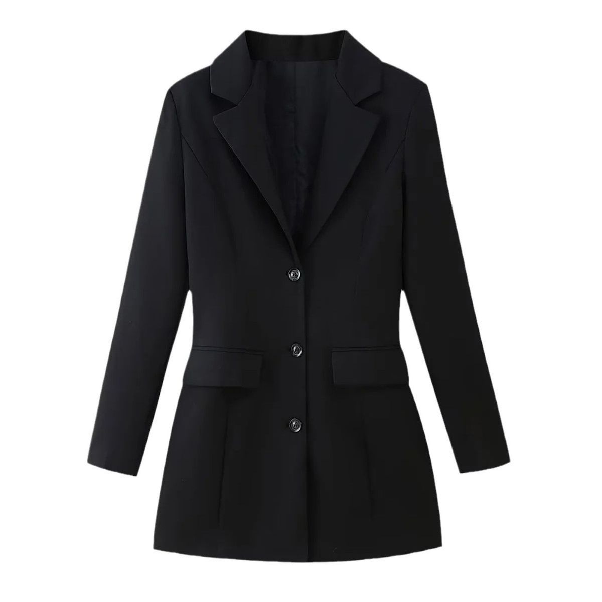 TIOZONEY - Chaqueta deportiva de botones de manga larga para mujeres