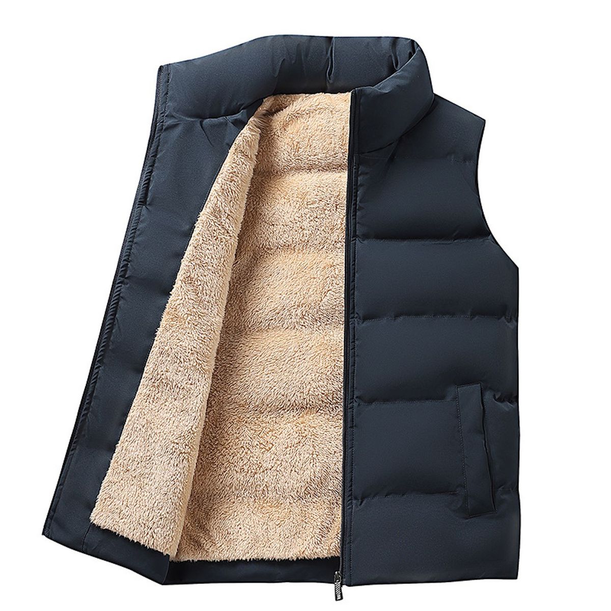 TIOZONEY - Chaqueta Sin Mangas Ripstop Liviana De Varon-Azul