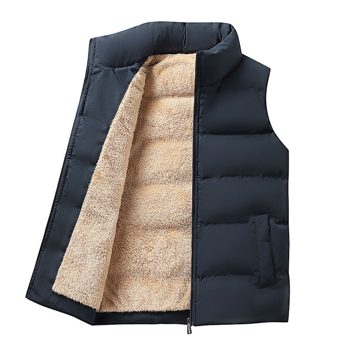 TIOZONEY - Chaqueta Sin Mangas Ripstop Liviana De Varon-Azul