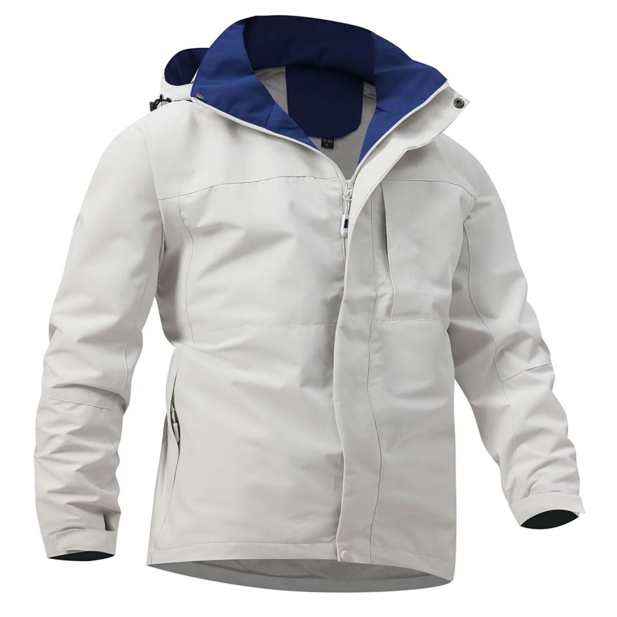 TIOZONEY - Chaqueta Hombre -Blanco