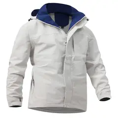 TIOZONEY - Chaqueta Hombre -Blanco