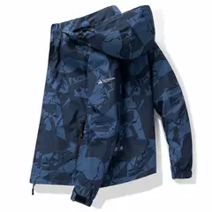 TIOZONEY - Chaqueta Hombre -Azul