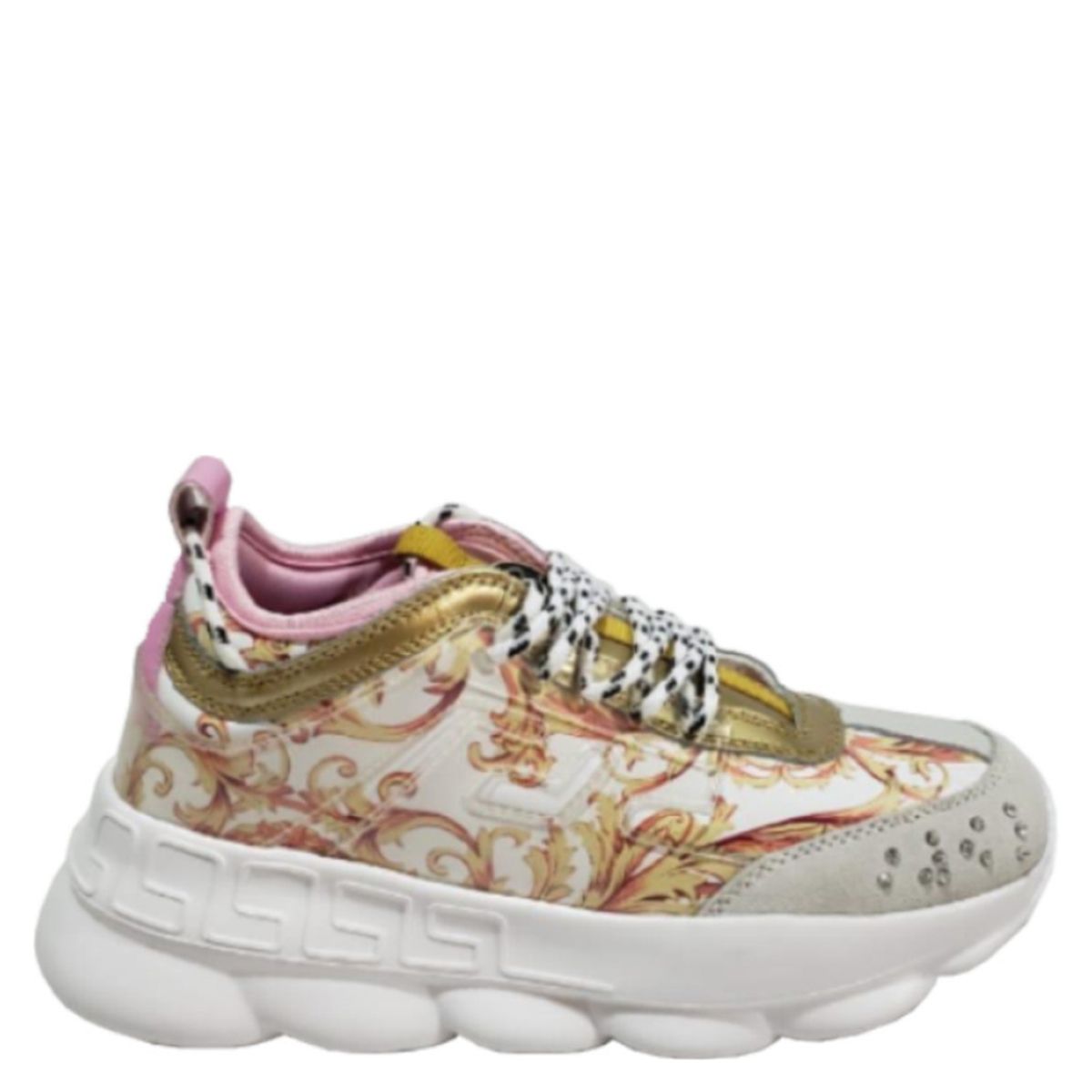 EXOTICA - Zapatilla Urbana Mujer Imperia Cuero Dorado