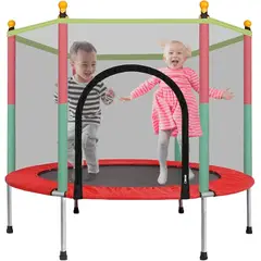 KUANGYE - Cama Elástica Saltarina Trampolin Para Niños 1.4 Metros
