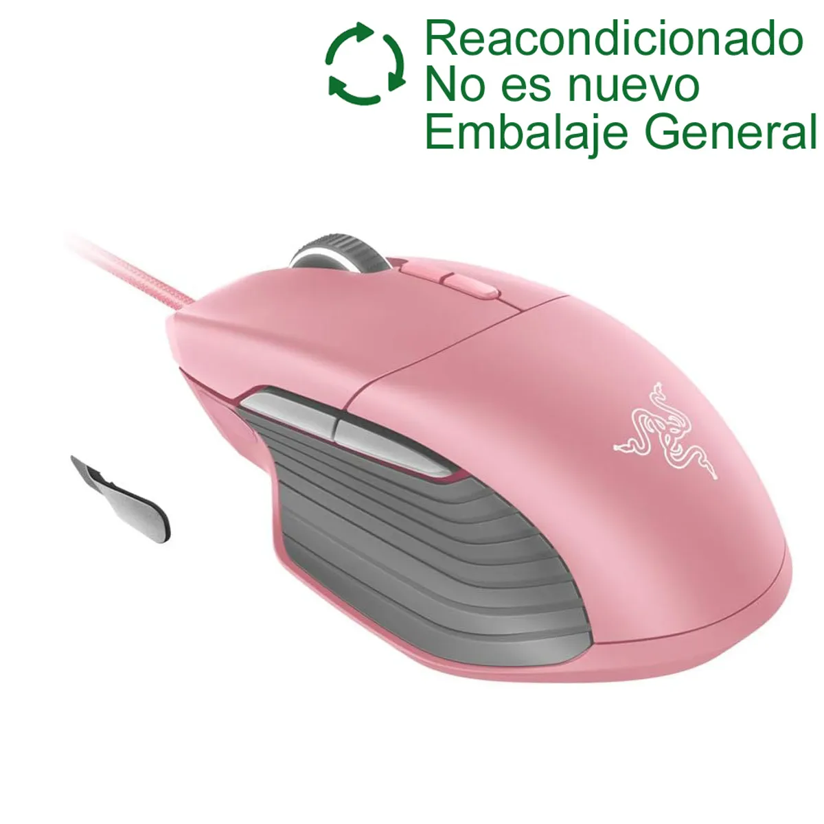 RAZER - Razer Gamer Mouse Basilisk Wired Reacondicionado SemiNuevo-Quartz Pink