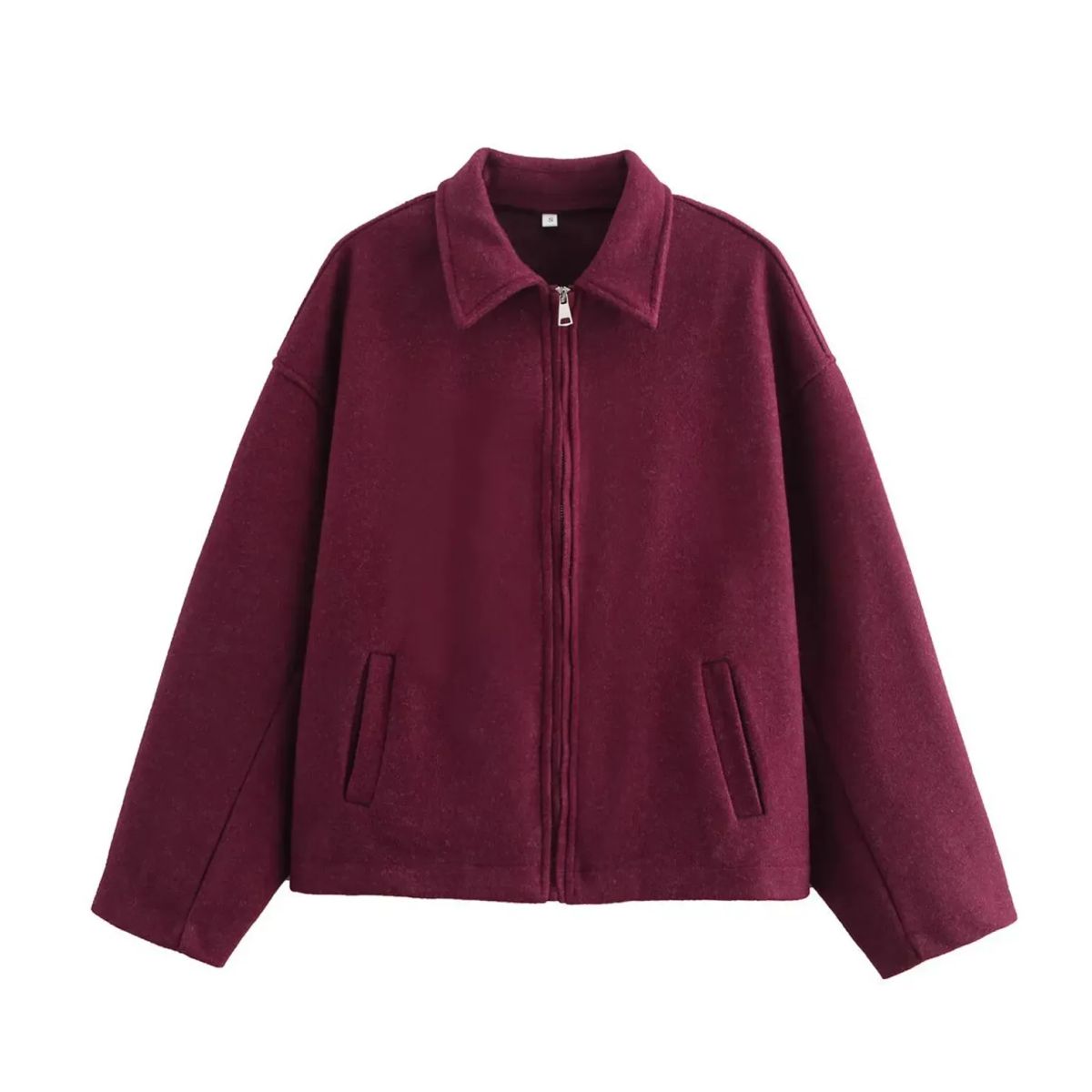 TIOZONEY - Chaqueta corta de lana para mujeres