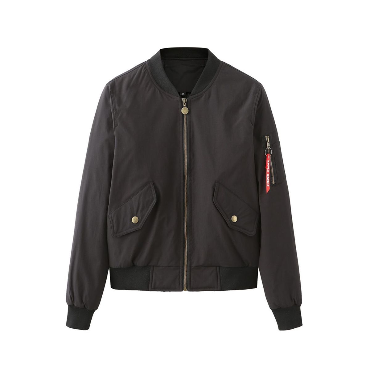TIOZONEY - Chaqueta de mujer casual - Negro