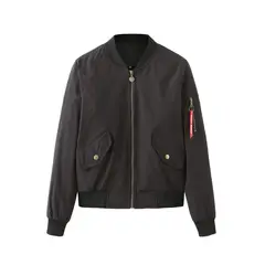 TIOZONEY - Chaqueta de mujer casual - Negro