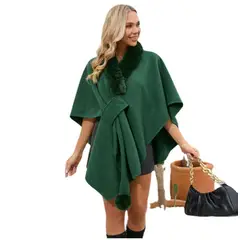 TIOZONEY - Chaqueta Efecto Gamuza Mujer