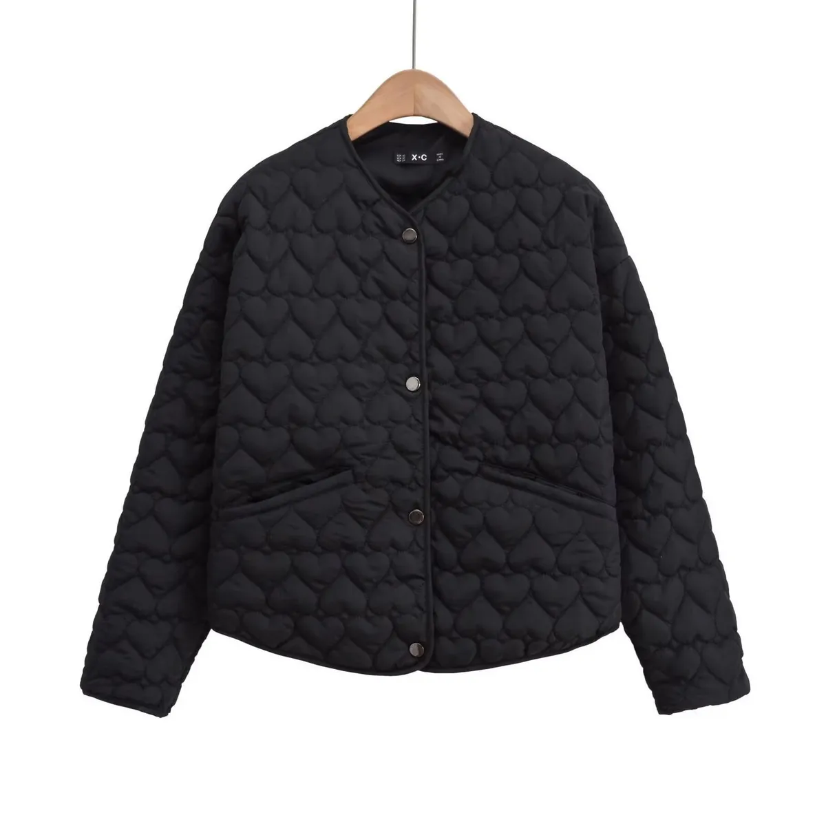 TIOZONEY - Chaqueta ligera acolchada para mujeres
