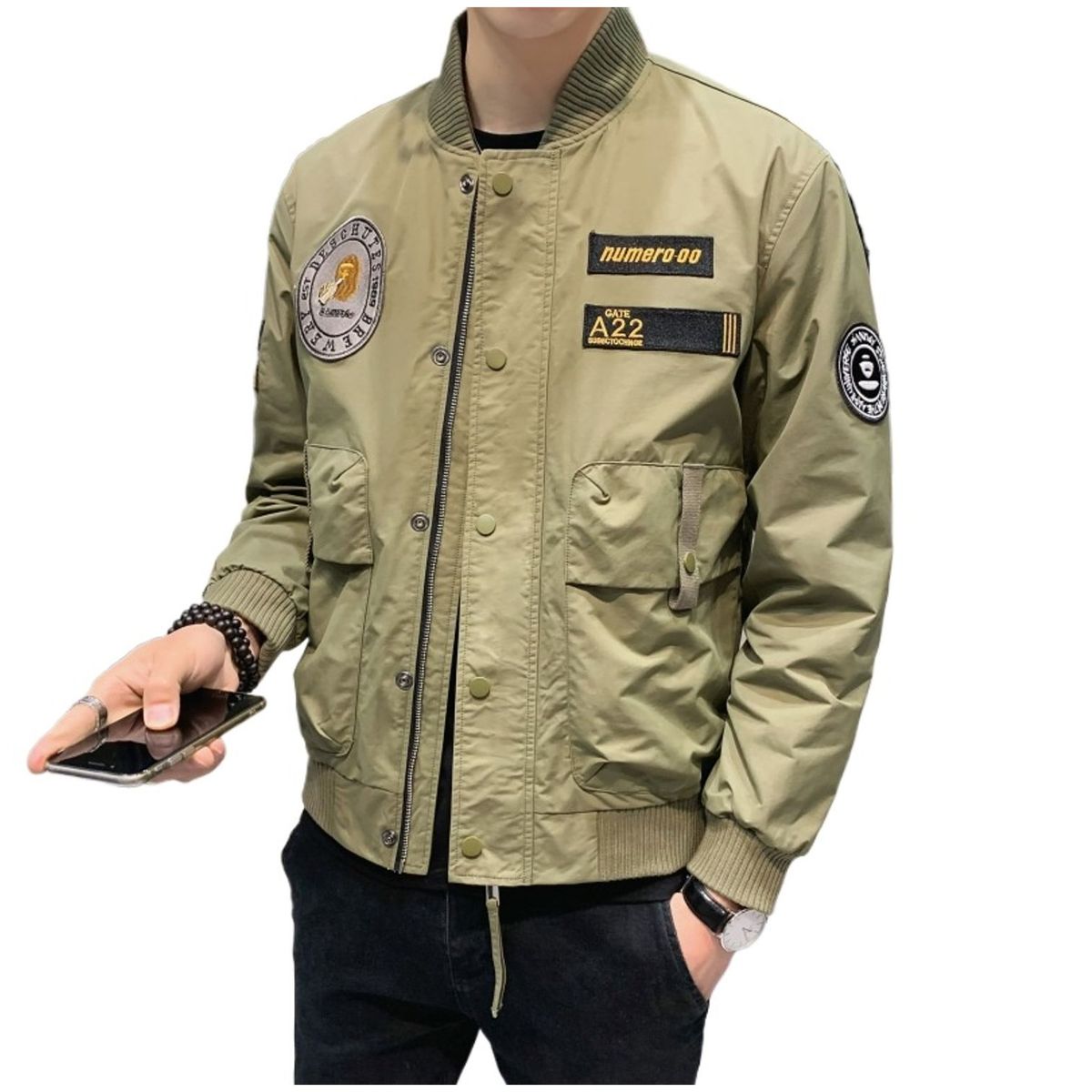 TIOZONEY - Chaqueta de montañismo al aire libre - Verde