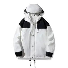 TIOZONEY - Chaqueta impermeable al aire libre - Blanco