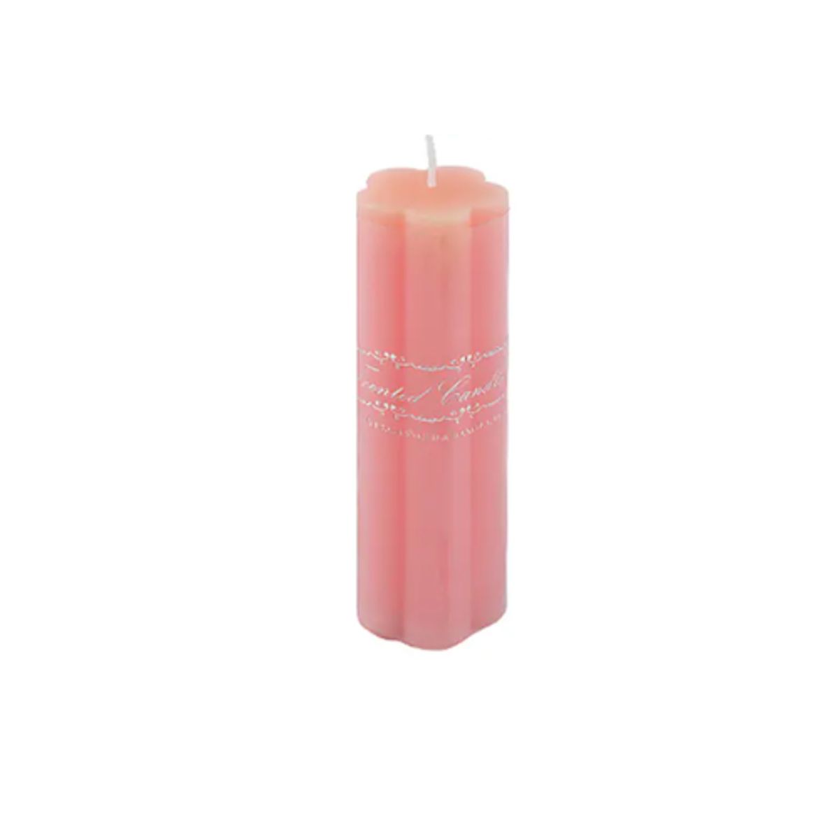 GENERICO - Set 6 Vela Aromática Flor 15cm Color Rosa